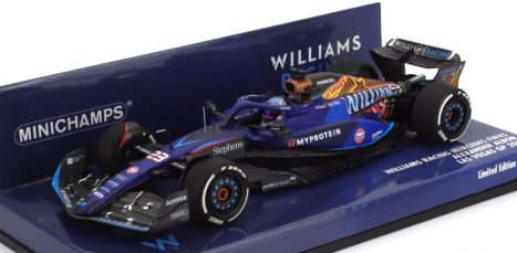 Minichamps Williams F1  Fw45 Team Williams Racing Gulf N 23 Las Vegas Usa Gp 2023 Alexander Albon 1:43 Modrá Černá