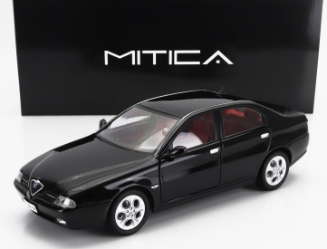 Mitica-diecast Alfa romeo 166 3.0 V6 1998 – Red Interior 1:18 Black