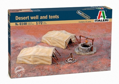 Model Kit doplňky 6148 - Desert Well and Tents (1:72)