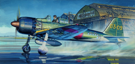 Model Kit letadlo 12493 - ZERO FIGHTER TYPE 52C (1:72)