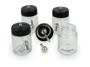 Modelcraft skleněné airbrush nádobky (4)