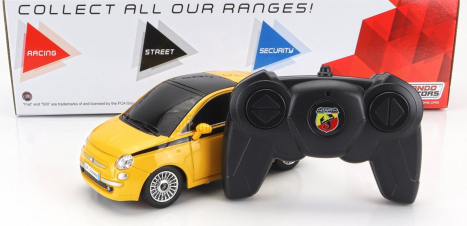 Mondomotors Fiat Nuova 500 2007 1:24 Žlutá