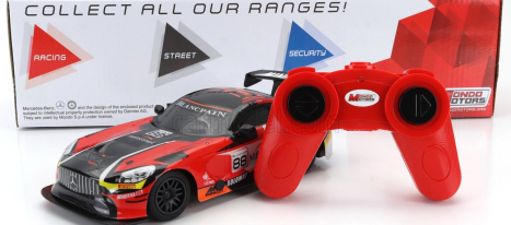 Mondomotors Mercedes benz Gt3 Amg N 88 Racing 2022 1:24 Červená Černá Stříbrná