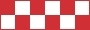 Monokote TRIM šachovnice 12,7x91,44cm červeno-bílý