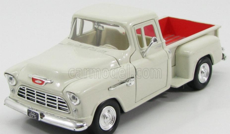 Motor-max Chevrolet Chevy Stepside 5100 Pick-up 1955 1:24 Bílá