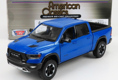 Motor-max Dodge Ram 1500 Double Cab Pick-up 2019 1:24 Blue