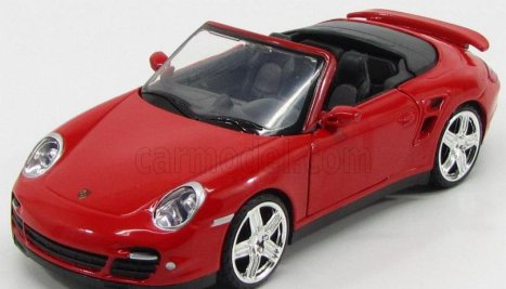 Motor-max Porsche 911 997 Turbo Cabriolet 2007 1:24 Red