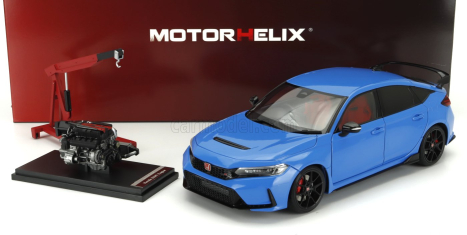 Motorhelix Honda Civic Type-r (fl5) With Engine And Accessories 2020 1:18 Modrá Závodní Perleť