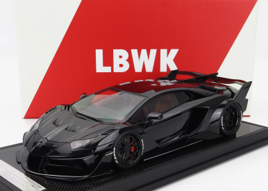 Motorhelix Lamborghini Aventador Gt Evo Lbwk Lb-works 2019 1:18 Černý Metamidový Uhlík