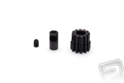 Motorový pastorek 15 zubů, modul 32 + 5mm adaptér