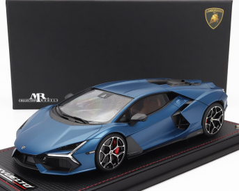 Mr-models Lamborghini Revuelto Hybrid 2023 - Con Vetrina - With Showcase 1:18 Matný Modrý Mechit