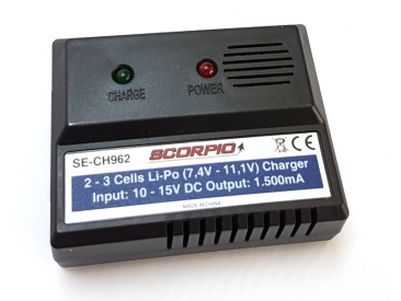 Nabíječ LiPo 2-3čl. 1.5A DC