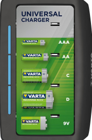 ROZBALENO - Nabíječka baterií Universal Charger VARTA