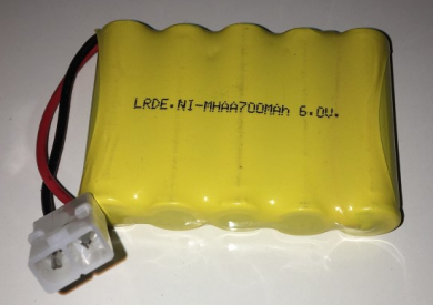 Náhradní akumulátor 6V 700 mAh, bílý konektor