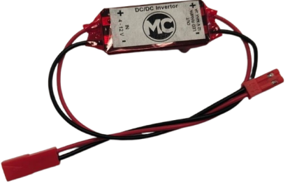 Napěťový měnič DC/DC 4-12V, výstup 12V 2A, konektory JST