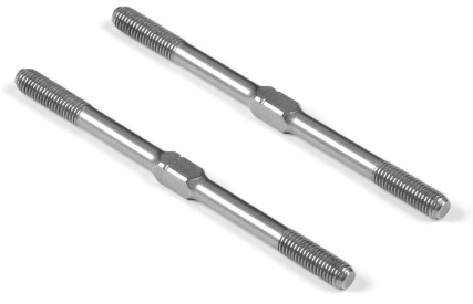 Nastavitelné táhlo spojovačky M3.5 levý/pravý závit 55 mm – HUDY pružinová ocel (2 ks)