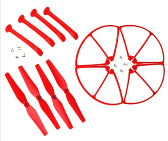 Set pro Syma X8C, X8G, X8W, červená