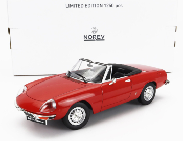 Norev Alfa romeo Duetto 2000 Spider 1978 1:18 Red