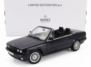 Norev BMW 3-series 325i (e30) Cabriolet Open 1991 1:18 Blue