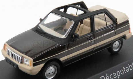 Norev Citroen Visa Convertible 1984 1:43 Brown