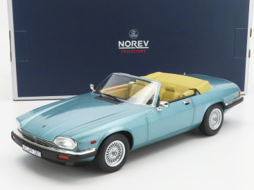 Norev Jaguar Xj-s Cabriolet 1988 1:18 Světle Modrá