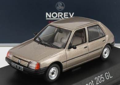 Norev Peugeot 205 Gl 1988 1:43 Světle Hnědá