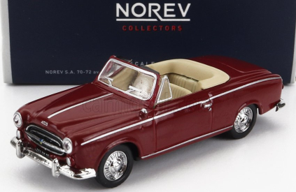 Norev Peugeot 403 Cabriolet Open 1957 1:87 Red