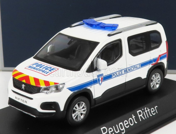 Norev Peugeot Rifter Police Municipale 2019 1:43 Bílá Modrá Červená Žlutá