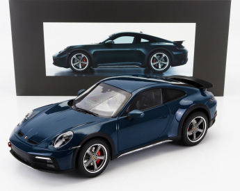 Norev Porsche 911 992 Dakar Coupe 2023 1:18 Fjord Modrá Zelená