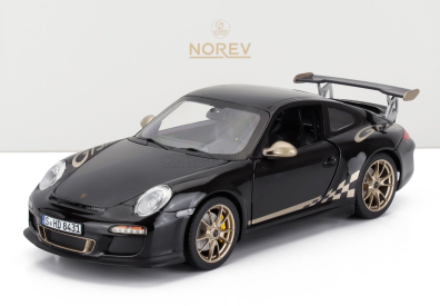 Norev Porsche 911 997-2 Gt3 Rs Coupe 2009 1:18 Černé Zlato