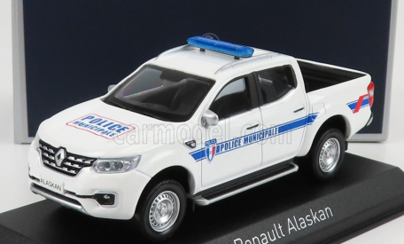Norev Renault Alaskan Pick-up Police Municipale 2018 1:43 Bílá