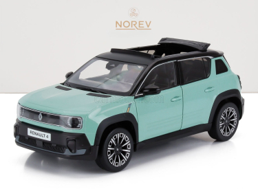 Norev Renault R4 E-tech 100% Open Roof 2025 1:18 Světle Zelená