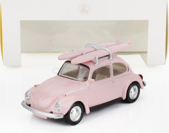 Norev Volkswagen Beetle Coccinelle 1973 - With Surfing Board 1:43 Pink