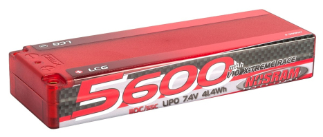 NOSRAM 5600 - TC LCG - 110C/55C - 7.4V LiPo - 1/10 Competition Car Line Hardcase