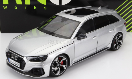 Nzg Audi A4 Rs4 Avant Sw Station Wagon 2020 1:18 Silver