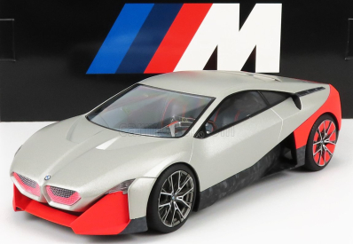 Nzg BMW Vision M Next 2019 1:18 Matná Stříbrná Červená Fluo