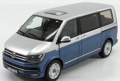 Nzg Volkswagen T6 Multivan Minibus 2017 1:18 Modrá Stříbrná