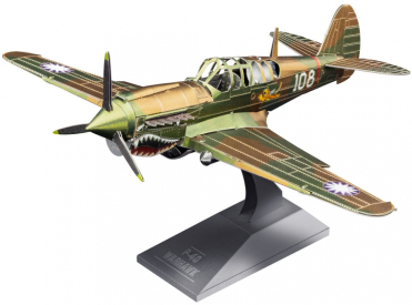 Ocelová stavebnice P-40 Warhawk