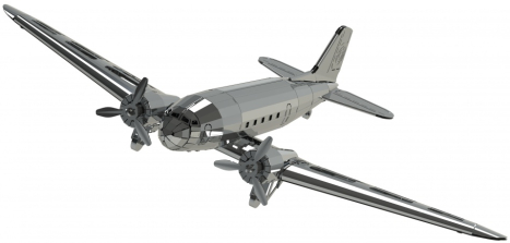 Ocelová stavebnice Remerkable Douglas DC-3