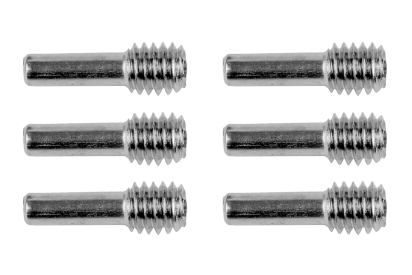 Ocelové šroubovatelné čepy, M4x12mm, 6 ks.
