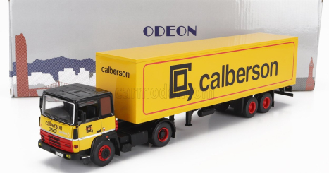 Odeon Berliet Tr280 Truck Telonato Calberson 1978 1:43 Žlutá Černá Červená