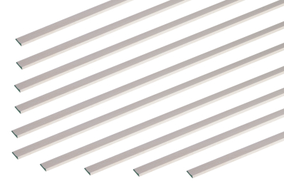 Odtoková lišta 5 x 20 x 1000mm