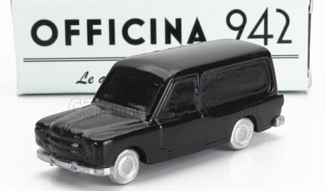 Officina-942 Fiat 1400 Van Carrozzeria Riva Hearse - Carro Funebre - Funeral Car 1950 1:76 Black