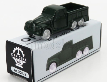 Officina-942 Fiat 500 C Camioncino 3-assi Trasformazione Ollearo 1949 1:76 Zelená