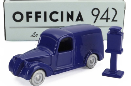 Officina-942 Fiat 508 C/1100 Van Furgone Viberti Posta Aerea 1938 1:76 Blue