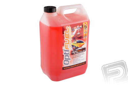 Optimix 20% pro čtyřtakty 5l letecké/heli palivo (v ceně SPD 12,84 kč/L)