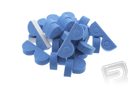 Organizér pro hadičky 4mm modrý (20ks)