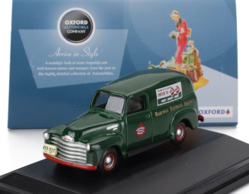 Oxford-models Chevrolet Panel Van Rea 1950 1:87 Zelená