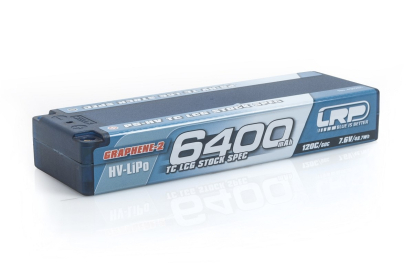 P5-HV TC LCG Stock Spec GRAPHENE-2 6400mAh Hardcase - 7,6V - 120C/60C