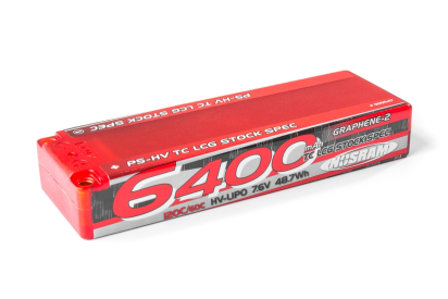 P5-HV TC LCG Stock Spec GRAPHENE-2 6400mAh Hardcase Battery - 7.6V LiPo - 120C/60C